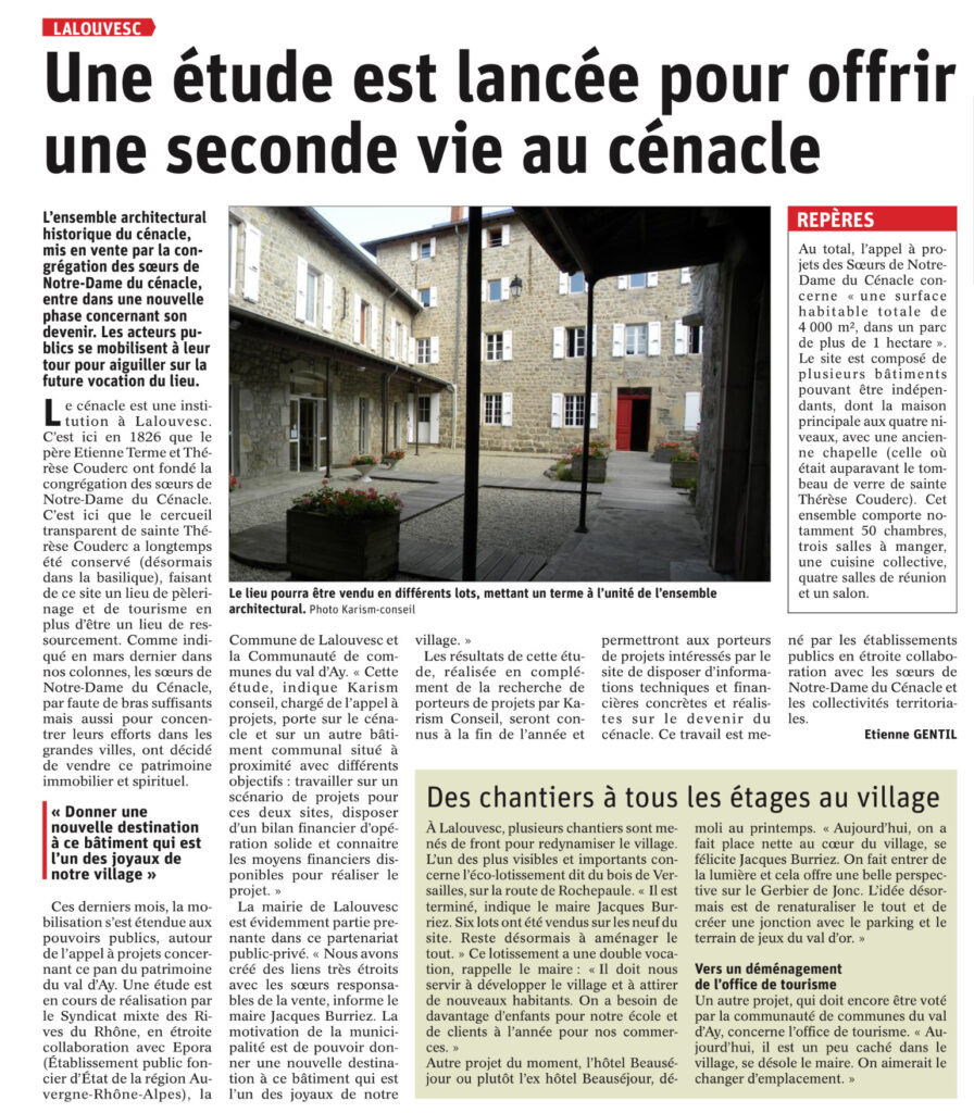 Deux journaux au service de Lalouvesc