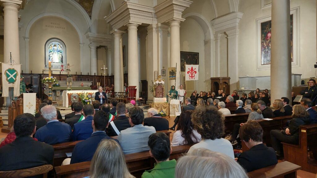 Arrivo della reliquia di San Francesco ad Anghiari 1